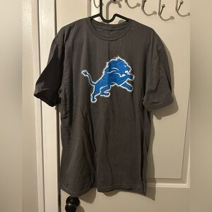 Gray Detroit Lions Shirt - size L